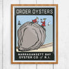 Order Oysters Narragansett Oyster Company Print
