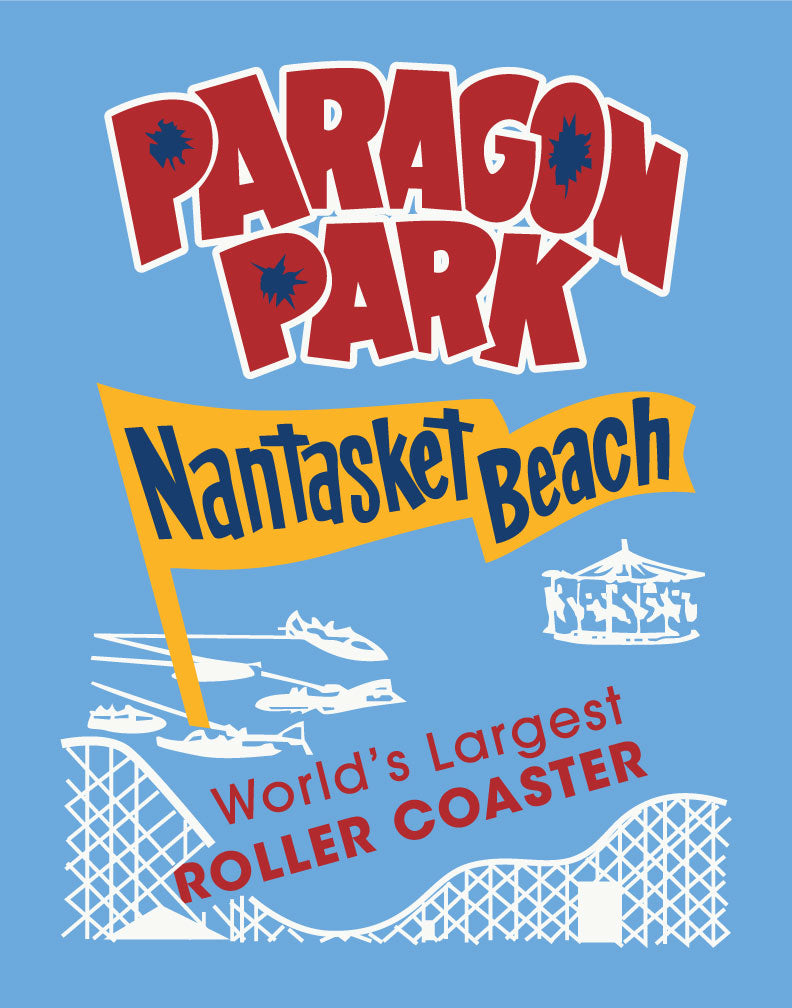 Paragon Park Nantasket Beach Magnet & Greeting Card