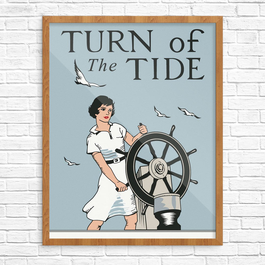 Turn of the Tide Woman Skipper Print