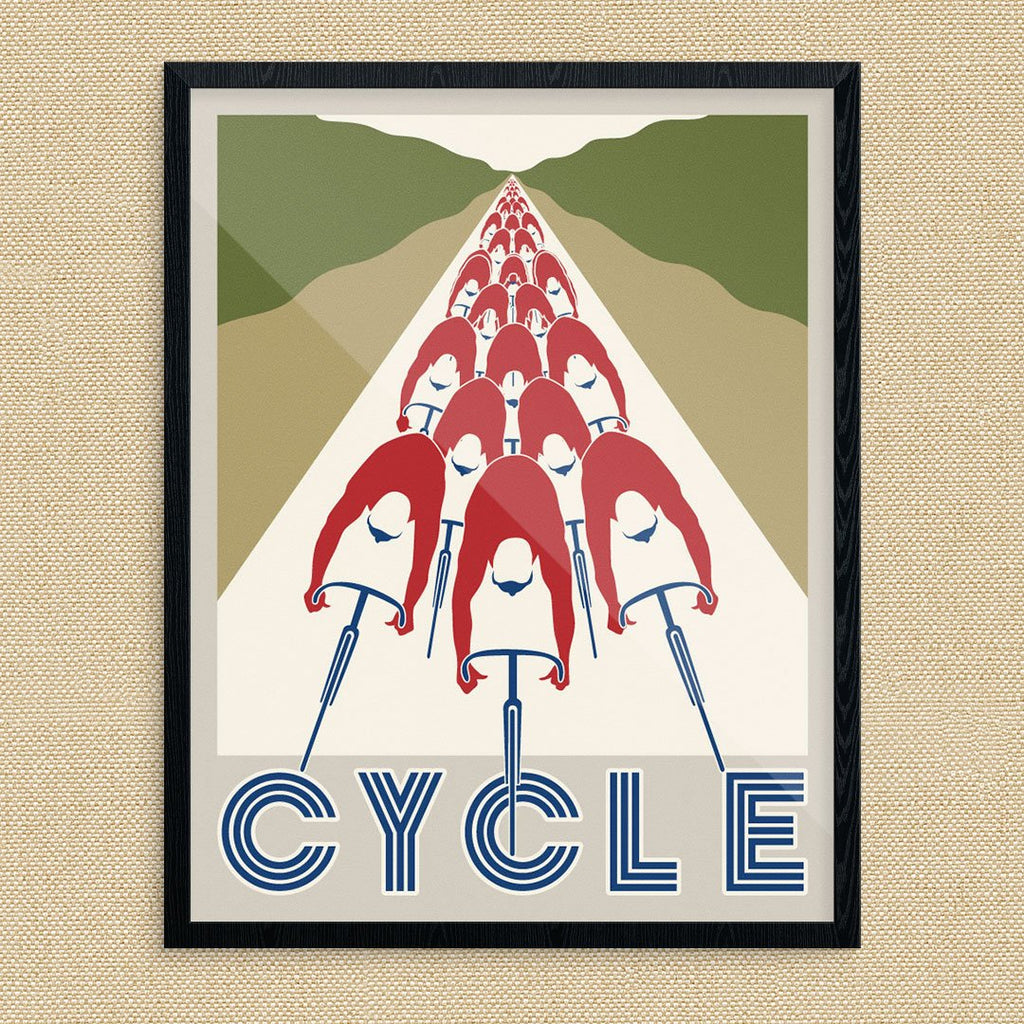 Cycle Bicycle Race Print