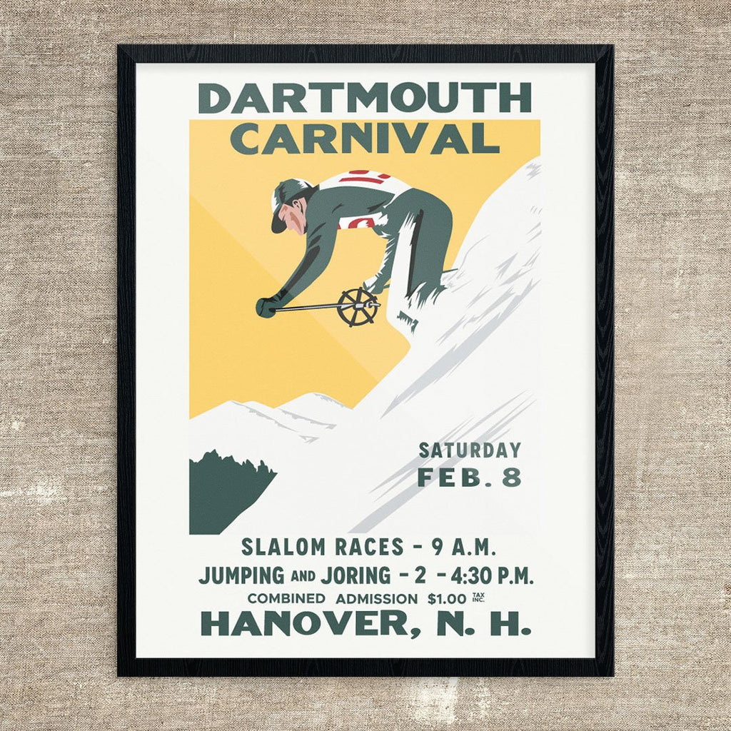 Dartmouth 1936 Winter Carnival Ski Poster