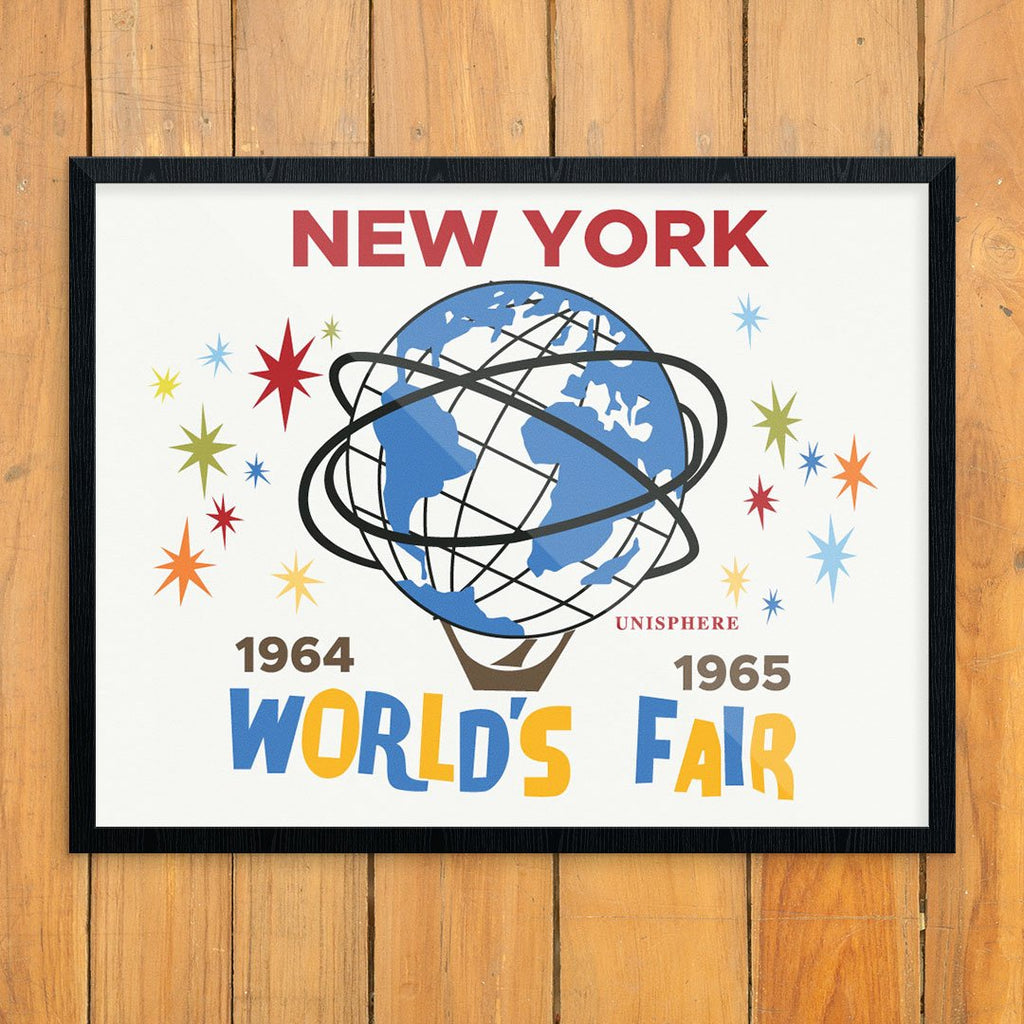 New York's 64 -64 World's Fair Unispehere Print