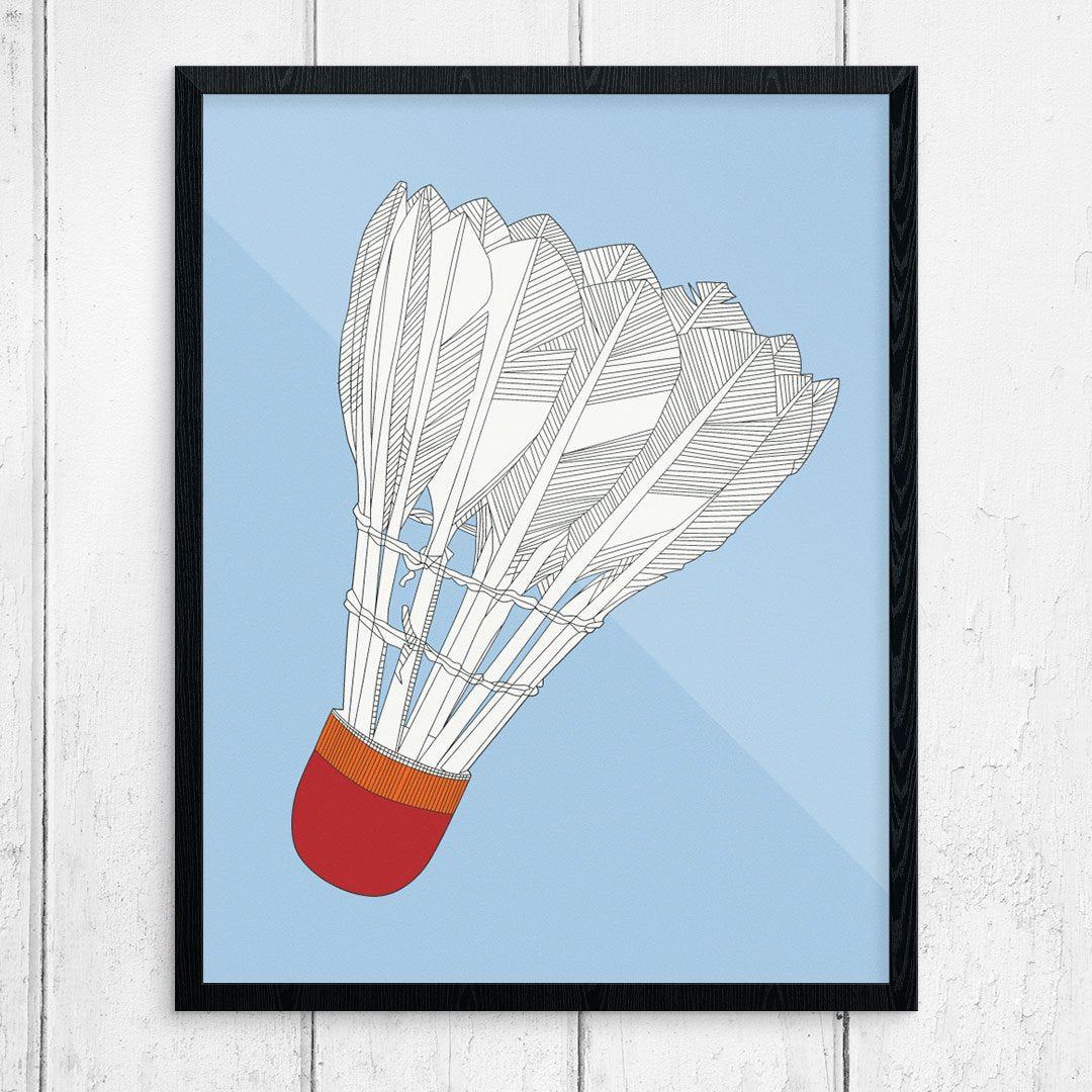 Badminton Shuttlecock Print