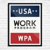 USA Work Program WPA Poster Print