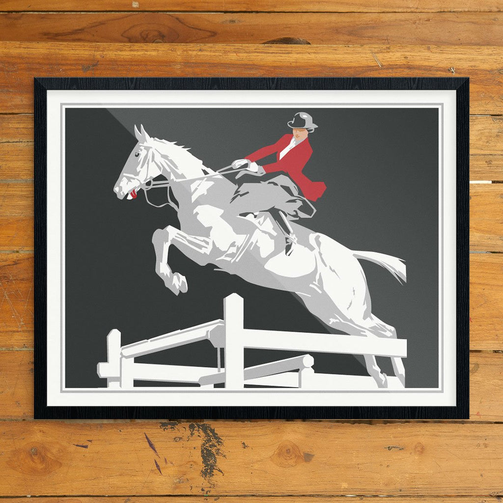 Elegant Horse Jumper Print