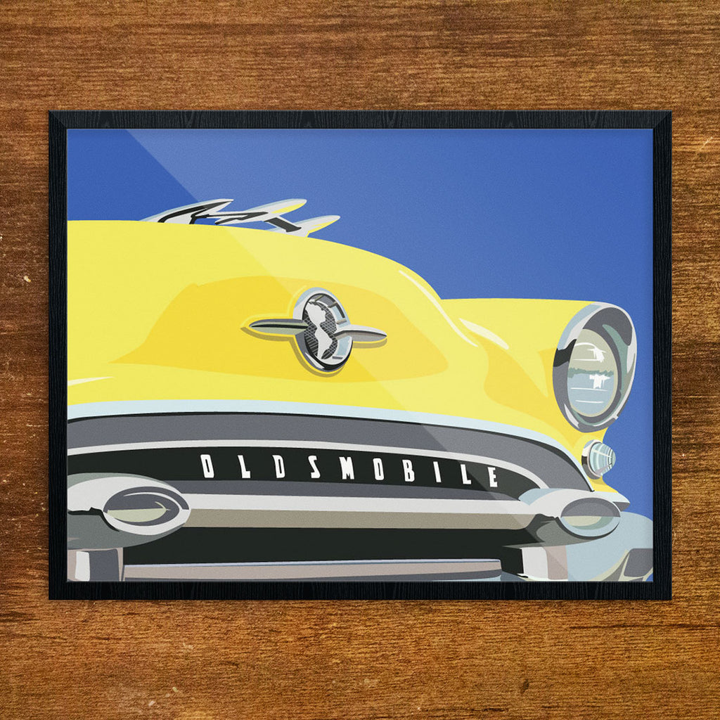 1955 Oldsmobile Front Grille 11 x 14 Print
