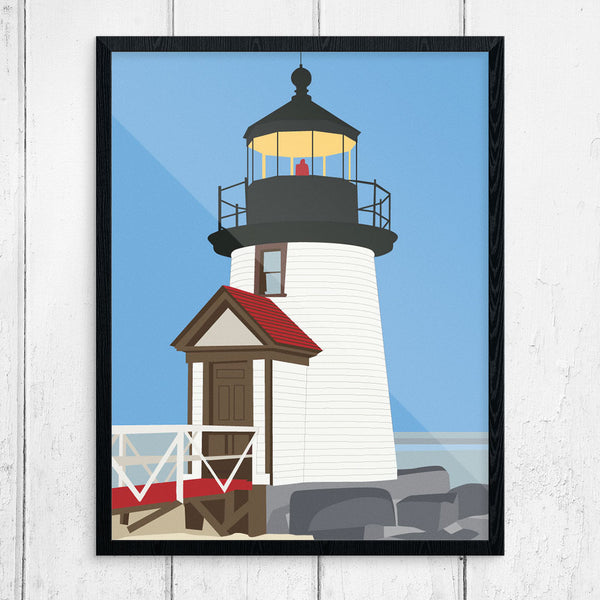 Brant Point Nantucket Lighthouse 11 x 14 Print