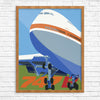Boeing 747 B Jumbo Jet 11 x 14 Inch Print