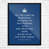 Queen Elizabeth II Let the Light of Christmas Speech Print