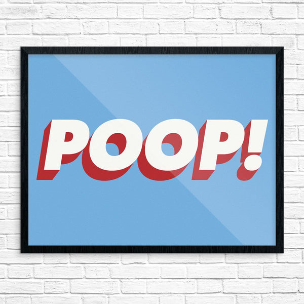 Poop Modern Art Print