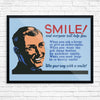 Smile & Everyone Will Help You Motivational Print