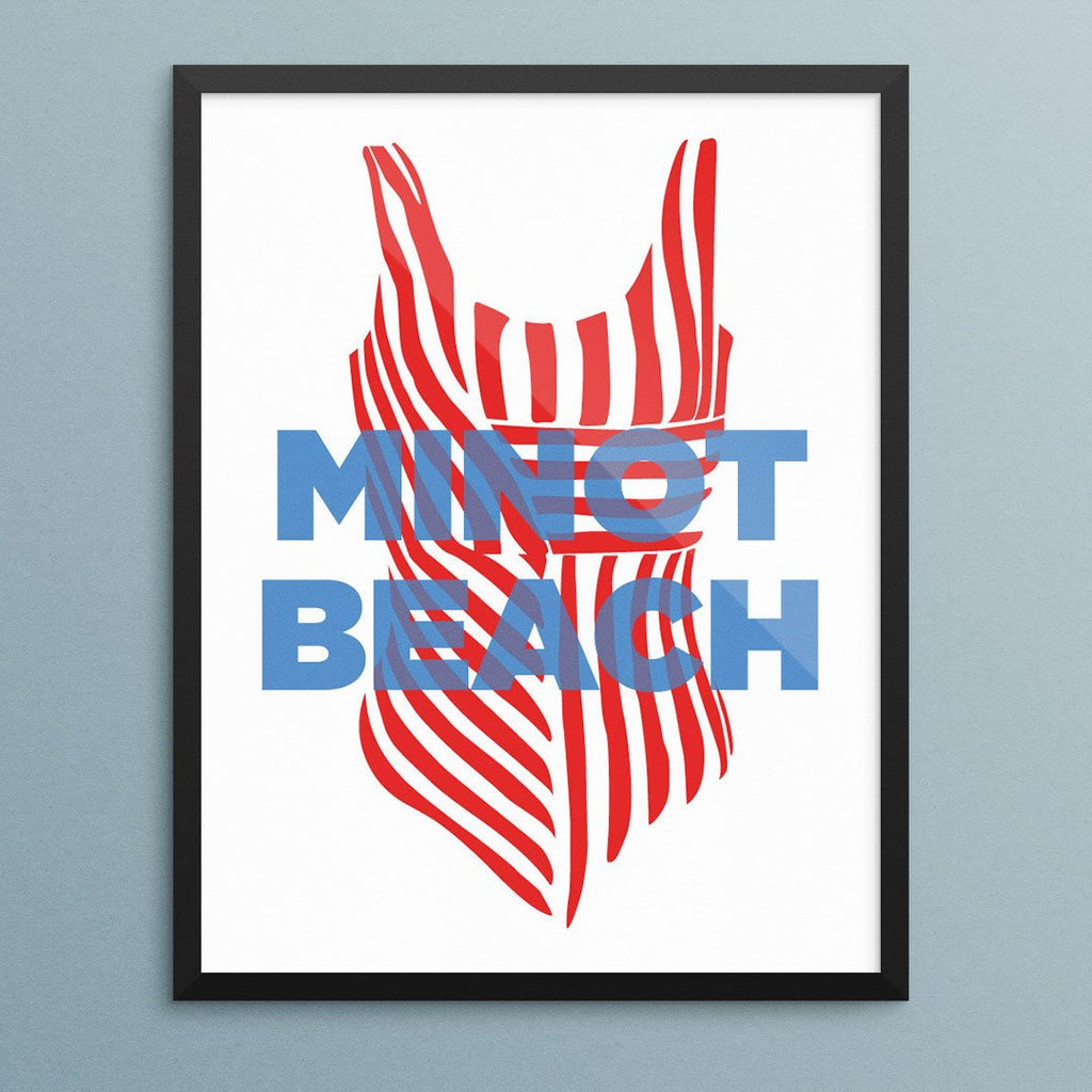 Minot Beach Bathing Suit Print