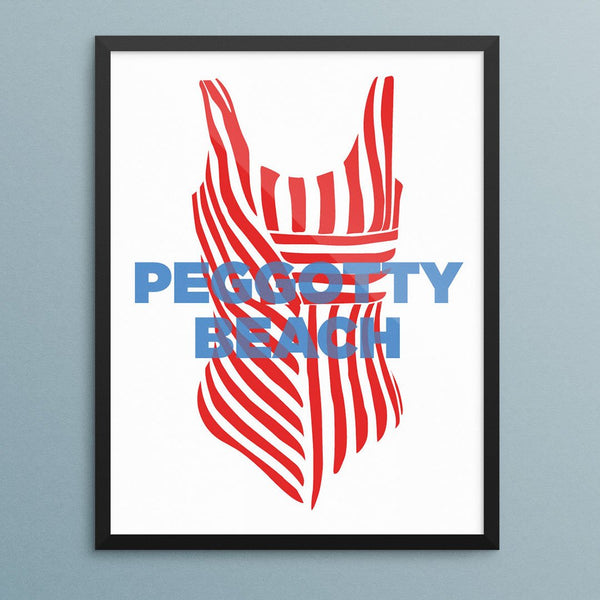 Peggotty Beach Bathing Suit Print