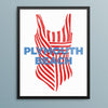 Plymouth Beach Bathing Suit Print