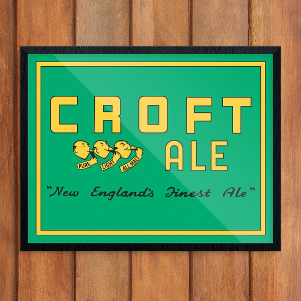Croft Ale Lemon Heads New England's Finest Ale Print