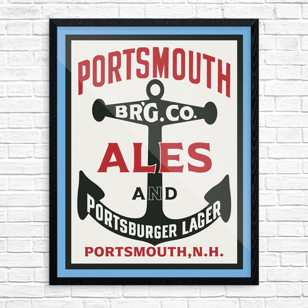 Portsmouth Brewing Company Ales & Portsburger Larger Print