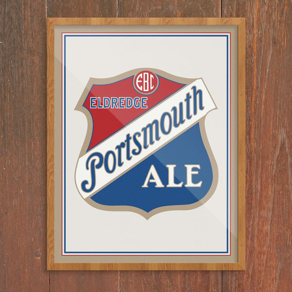 Eldredge Portsmouth Ale Beer Label Print