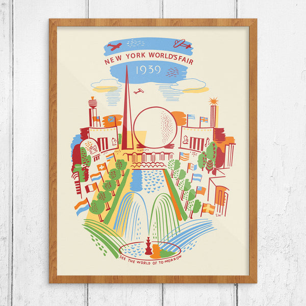 New York 1939 World's Dair Print