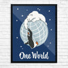 One World Penguin & Polar Bear Print