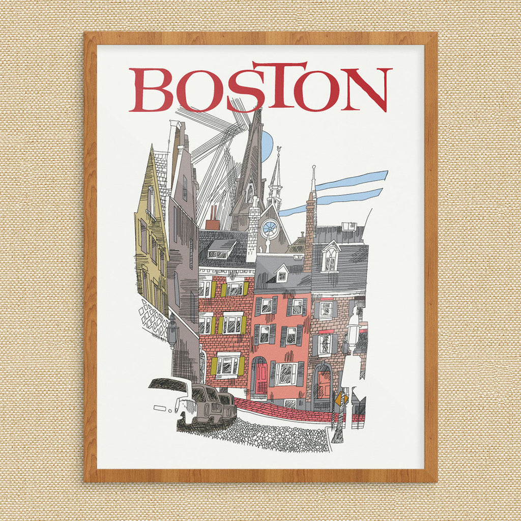 BEACON HILL- Art Print — BOSTON ARTWORK