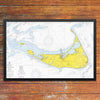 Nantucket Island Nautical Chart 12 x 18 Print