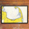 Cape Cod Bay Nautical Chart 12 x 18 Print