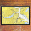 Boston Inner Harbor Nautical Chart 12 x 18 Print