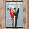 Dartmouth Winter Carnival Waving Couple 12 x 18 Print