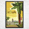 Los Angeles Mission Church & Palm Treet Print
