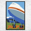 Boeing 747B Jumbo Jet 12 x 18 inch Print