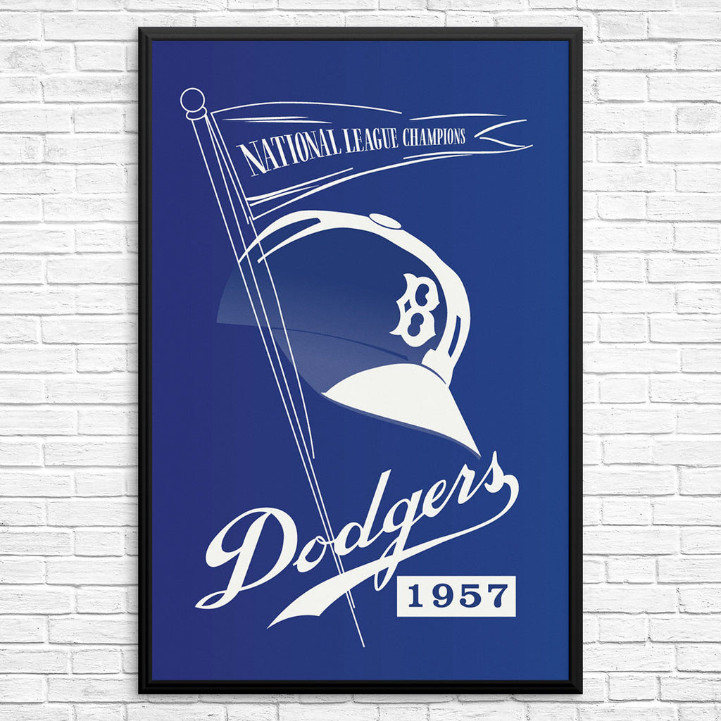 Brooklyn Dodgers 1957 National League Champions Print – Fridgedoor